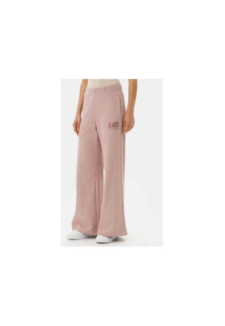 EA7 Pantaloni de trening dama Emporio Armani - 7W000179 AF12473 - Bumbac/Poliester - Roz - Roz
