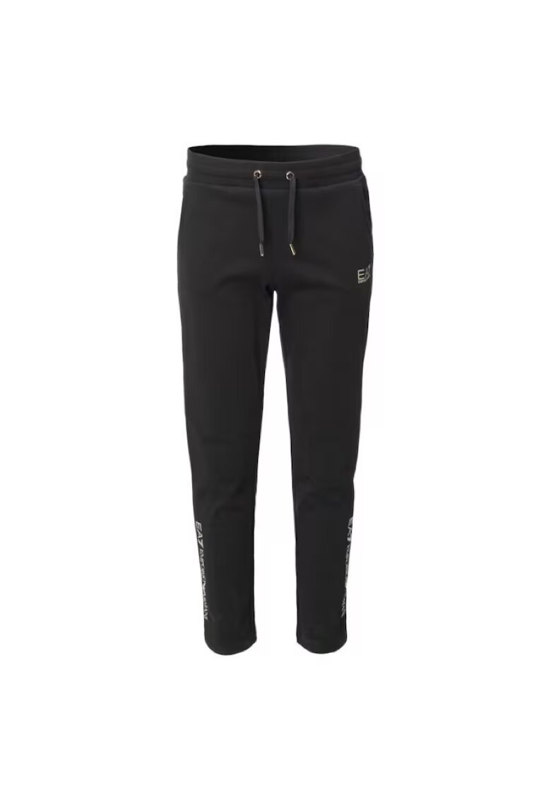 EA7 Pantaloni pentru Femei - w pants ch extended logo - 3DTP54-TJSYZ-0228 - Negru - Negru