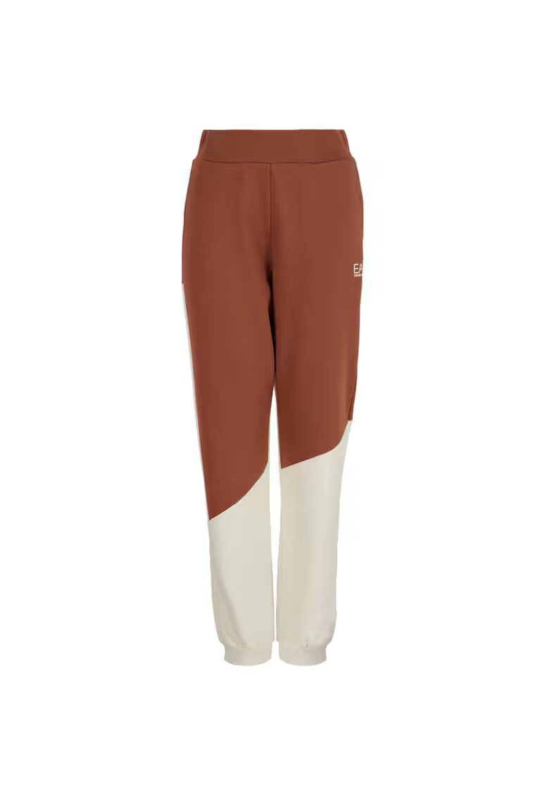 EA7 Pantaloni pentru Femei - w pants ch maxi logo - 3DTP71-TJSZZ-27CA - Maro - Maro