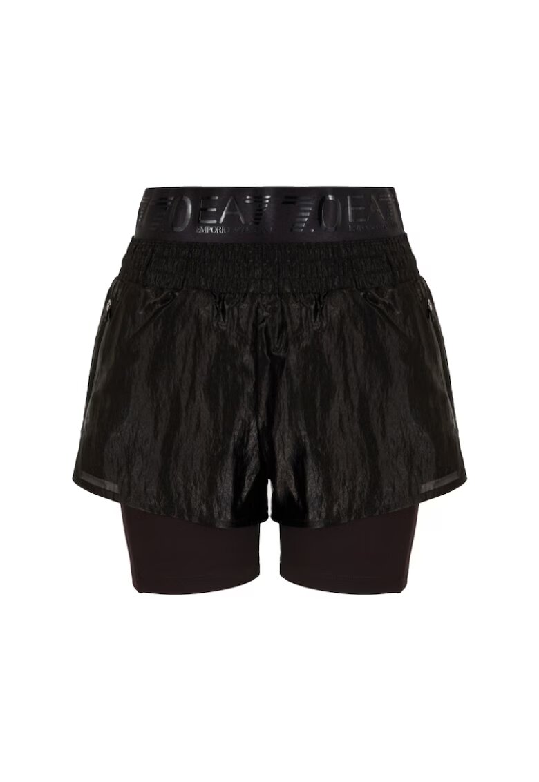 EA7 Pantaloni pentru Femei - w shorts - 3DTS68-TNFQZ-1200 - Negru - Negru