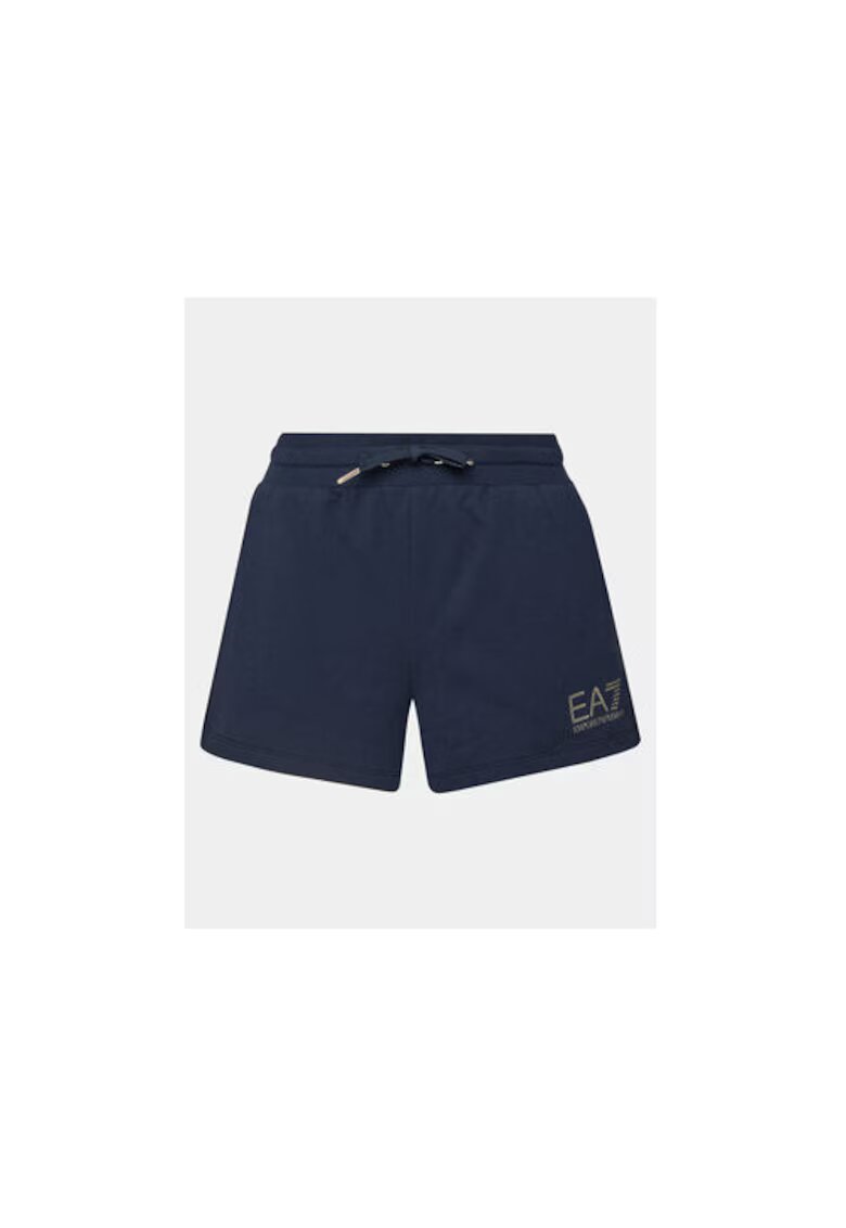 EA7 Pantaloni scurti dama - Emporio Armani 303539597 - Bumbac - Albastru - Albastru