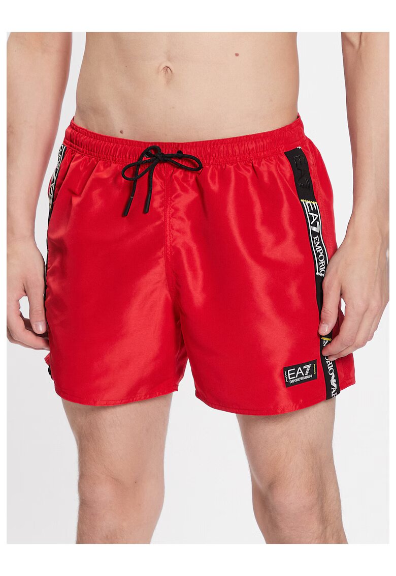 EA7 Pantaloni scurti de baie barbati - Emporio Armani - Poliester.Rosu