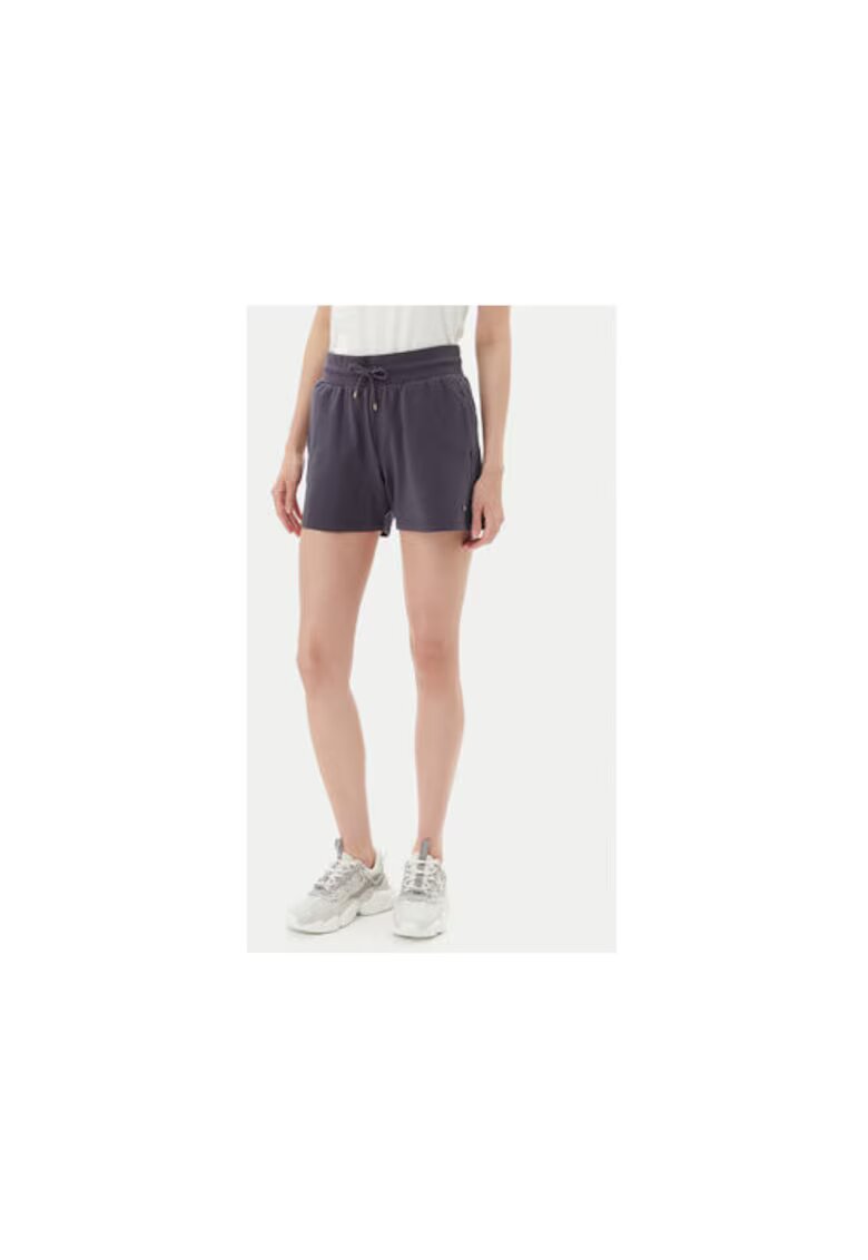 EA7 Pantaloni scurti sport dama Emporio Armani - 7W000079 AF13135 - Bumbac/Elastan - Gri - Gri