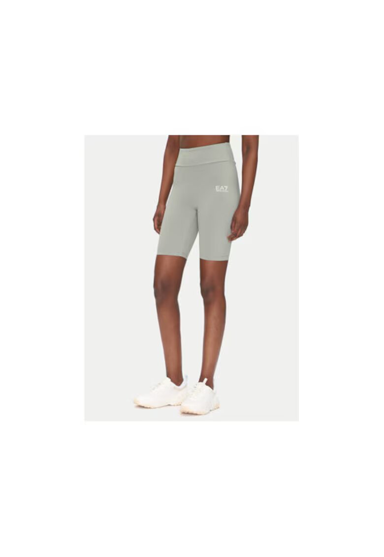 EA7 Pantaloni sport dama - Emporio Armani - 77% poliamida - gri - lifestyle