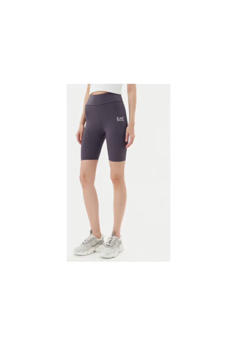 EA7 Pantaloni sport dama - Emporio Armani - Gri - poliamida elastan - Gri