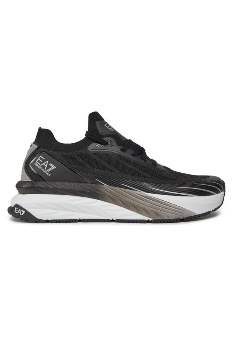 EA7 Pantofi sport barbati Crusher Sonic Knit XK377-X8X176-N763 - Negru