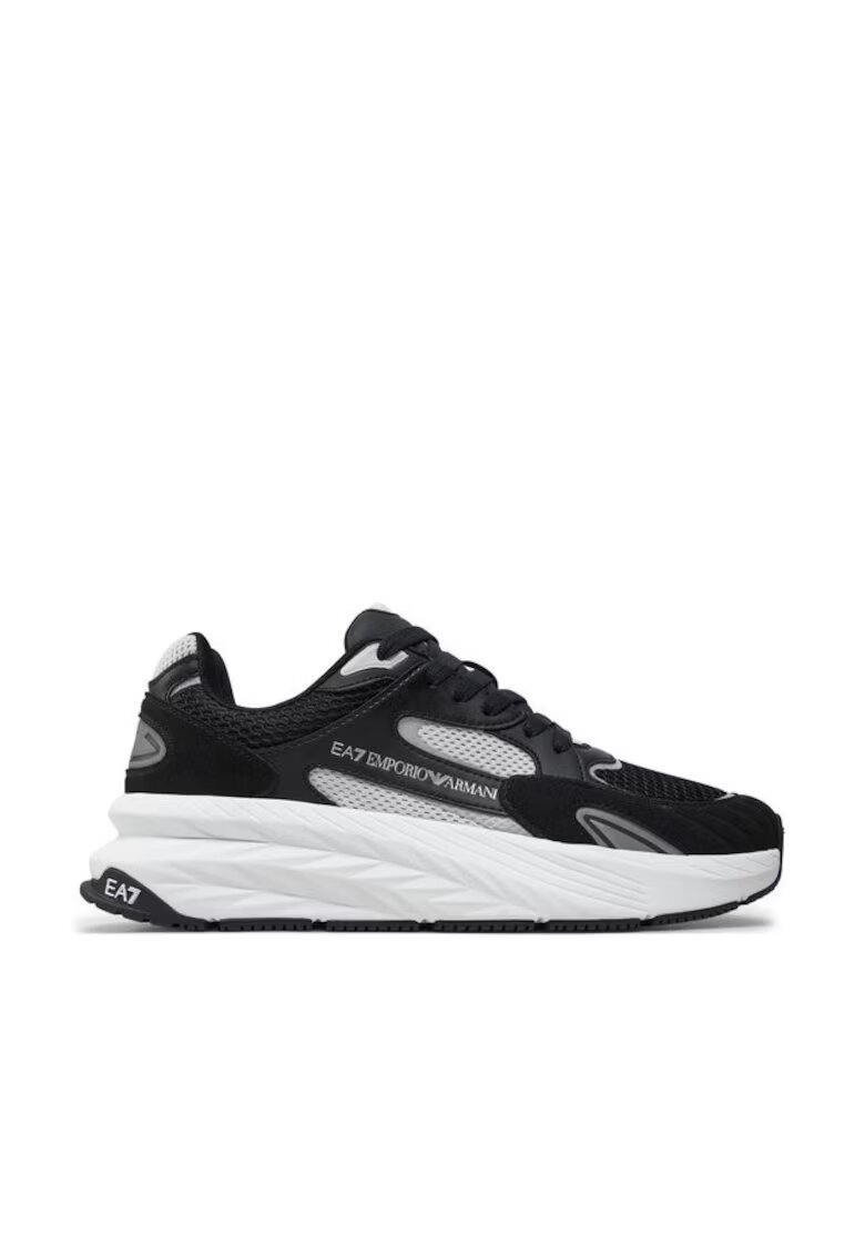 EA7 Pantofi sport barbati Emporio Armani 304464324 - Textil - Negru - Negru