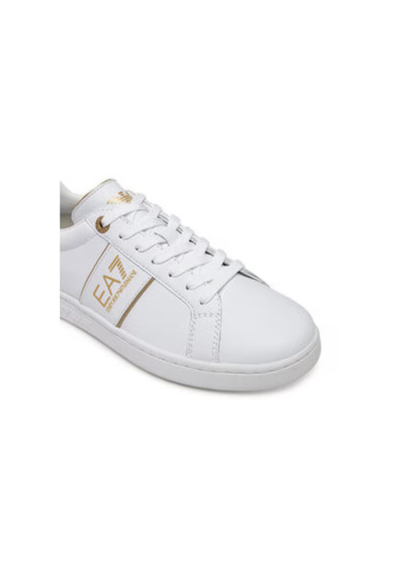 EA7 Pantofi sport barbati - X8X102 XK346 - Emporio Armani - Piele naturala - Alb
