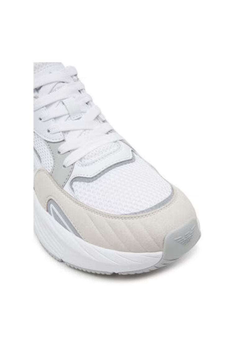 EA7 Pantofi sport barbati - X8X178 XK382 - Emporio Armani - Textil - Alb