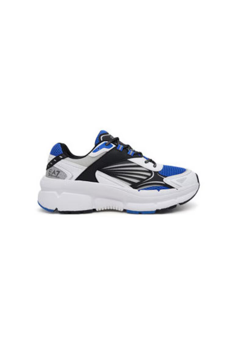 EA7 Pantofi sport barbati - X8X236 XK424 - Emporio Armani - Piele naturala - Alb