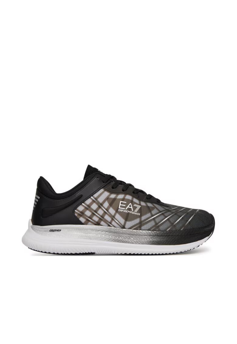 EA7 Pantofi sport barbati - X8X243 XK440 - Emporio Armani - Textil - Negru