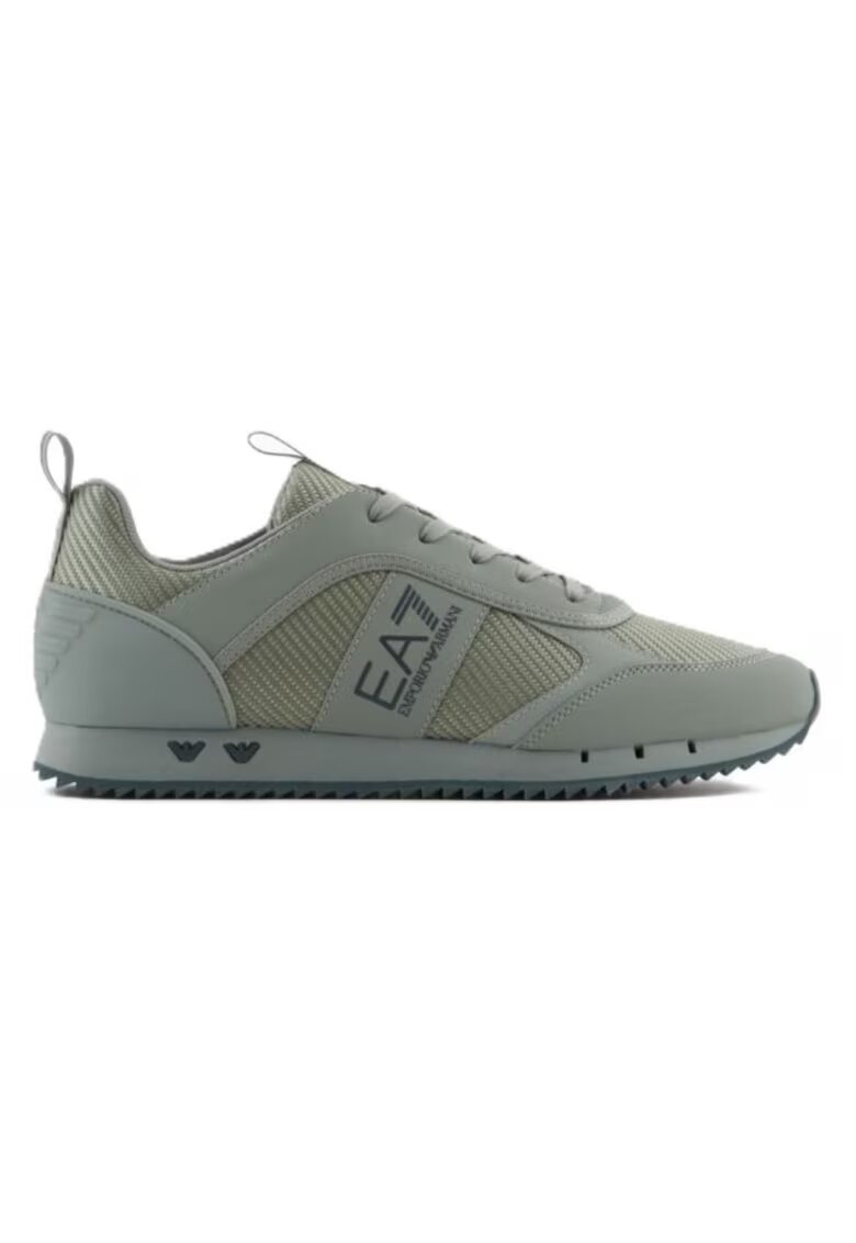 EA7 Pantofi sport pentru Barbati - black white carbon - X8X185-XR175-U463 - Gri - Gri