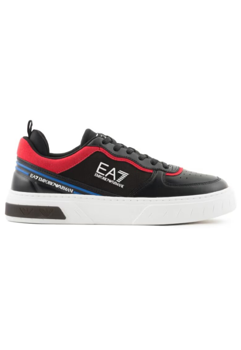 EA7 Pantofi sport pentru Barbati - summer court - X8X173-XK374-T654 - Negru - Negru