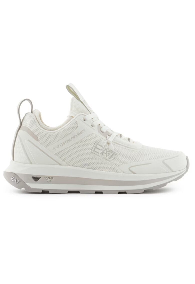 EA7 Pantofi sport pentru Femei - black white altura - X8X089-XK234-S862 - Alb - Alb