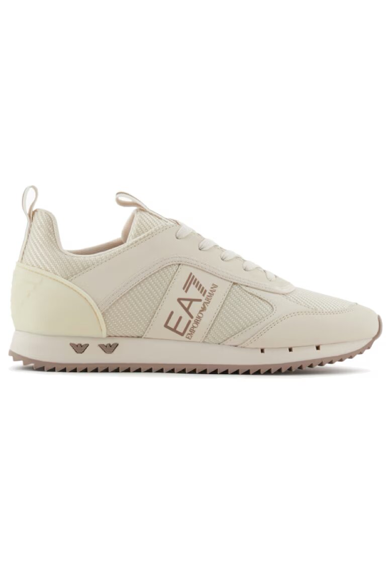 EA7 Pantofi sport pentru Femei - black white carbon - X8X185-XR175-U006 - Alb - Alb
