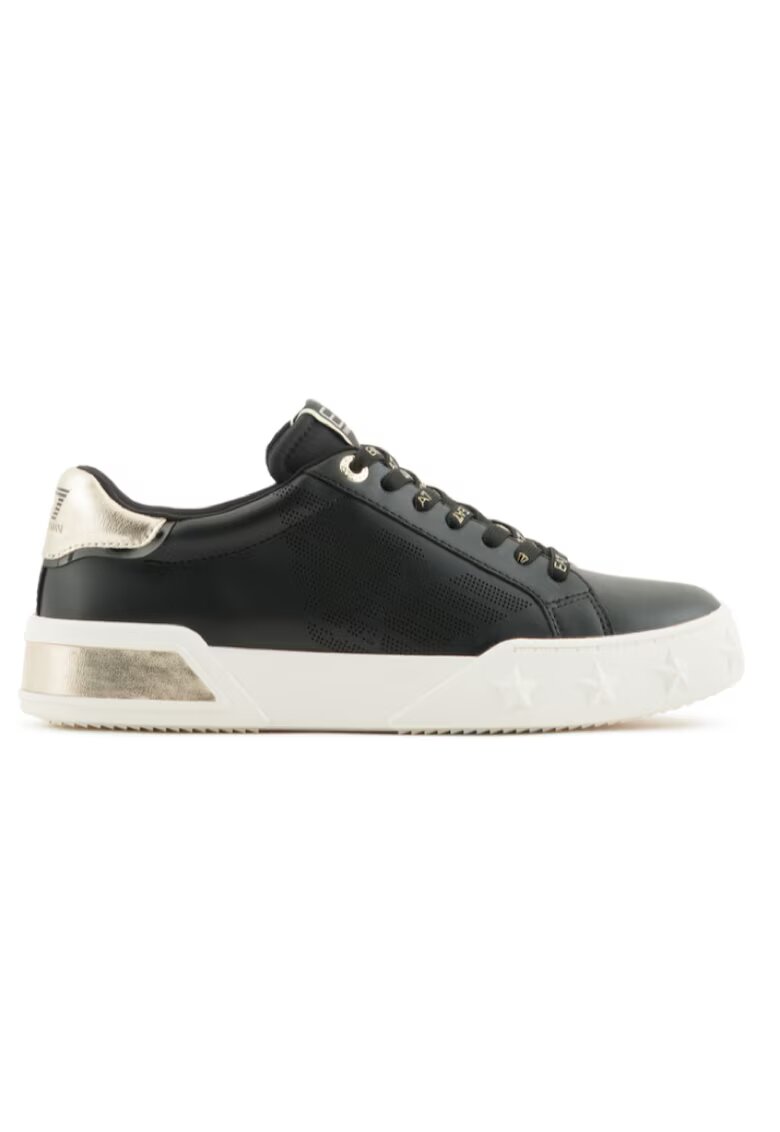 EA7 Pantofi sport pentru Femei - gold star woman - X8X179-XK383-T677 - Negru - Negru
