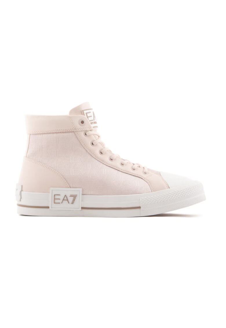 EA7 Pantofi sport pentru Femei - Jv Allover - X8Z037-XK294-S348 - Roz - Roz