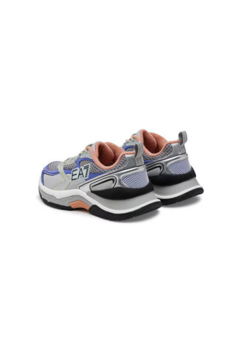 EA7 Pantofi sport unisex Emporio Armani - X8X249 XK446 - Piele ecologica - Multicolor