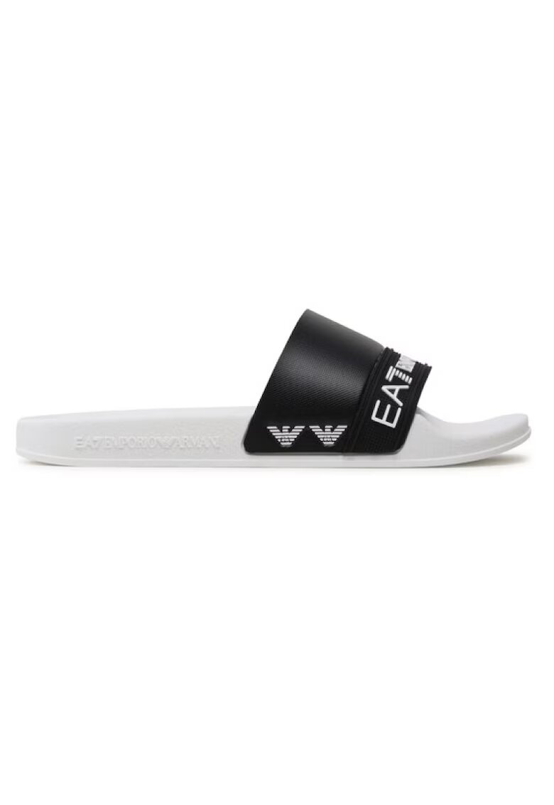 EA7 Papuci pentru Barbati - Tape Slide U - XCP011-XK277-D611 - Alb - Alb