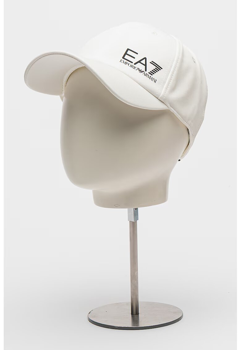 EA7 Sapca unisex cu velcro - Alb
