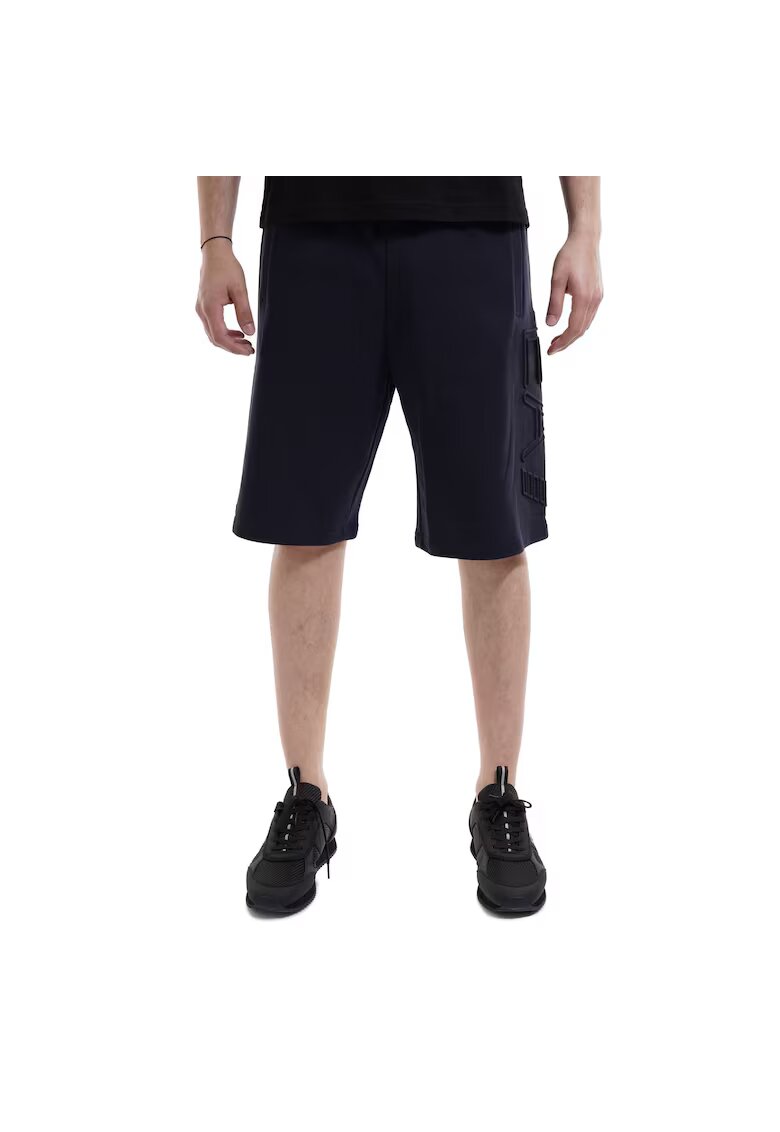 EA7 Short Emporio Armani Train Logo Series M Oversize Logo Shorts 7M000153AF10432UB102