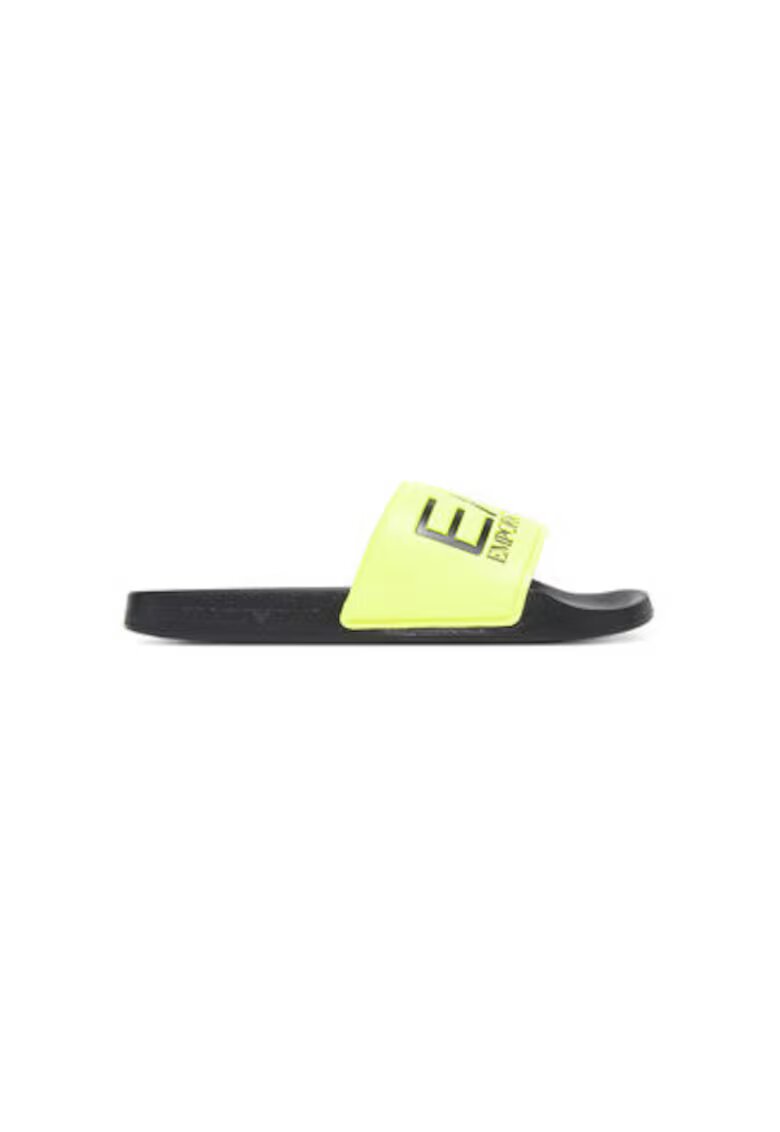 EA7 Slapi unisex Emporio Armani - 7X000108 AF15118 - Sintetic - Galben - Galben