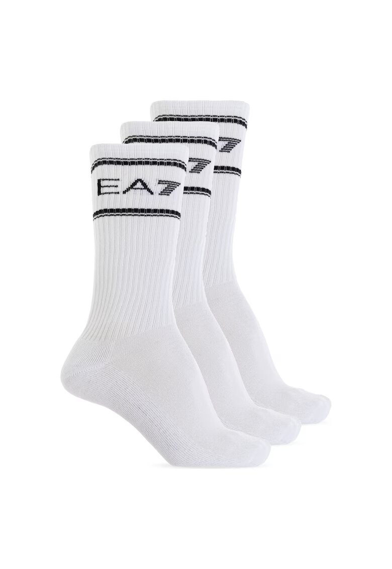 EA7 Sosete Emporio Armani SOCKS TRAIN NEW 3PACK 7X000381AF18572M0066