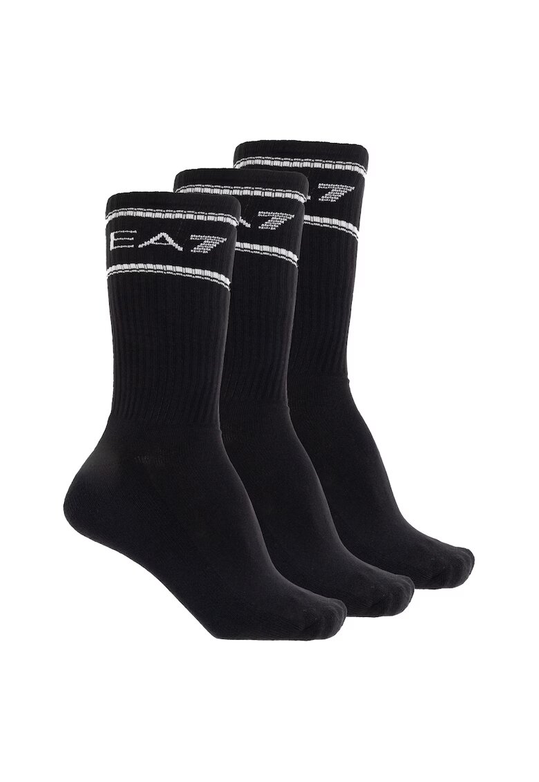 EA7 Sosete Emporio Armani SOCKS TRAIN NEW 3PACK 7X000381AF18572MC419