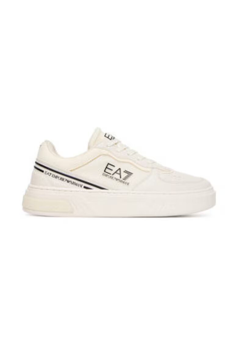 EA7 Tenisi unisex - Emporio Armani piele ecologica - crem