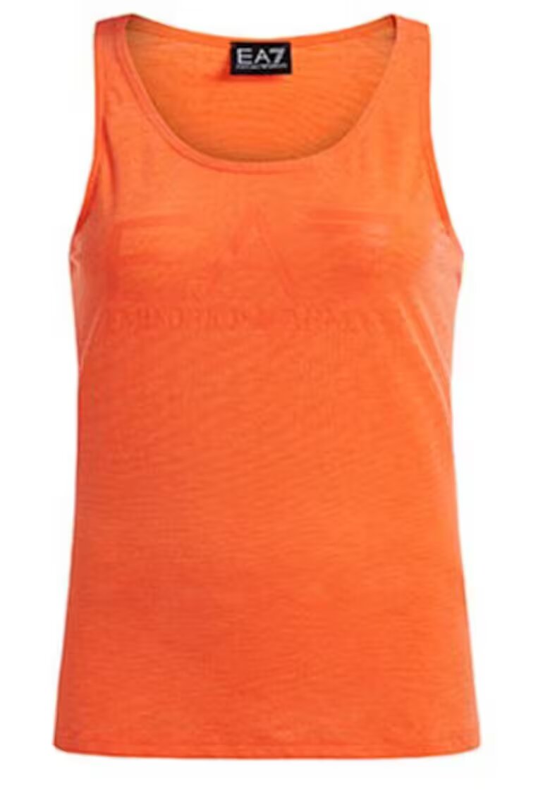 EA7 Top regular fit din amestec de bumbac -