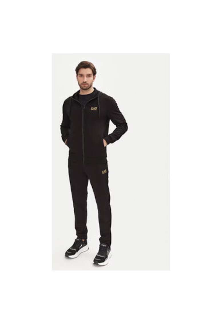 EA7 Trening barbati Emporio Armani - 8NPV62 PJVRZ - Bumbac - Negru - Negru