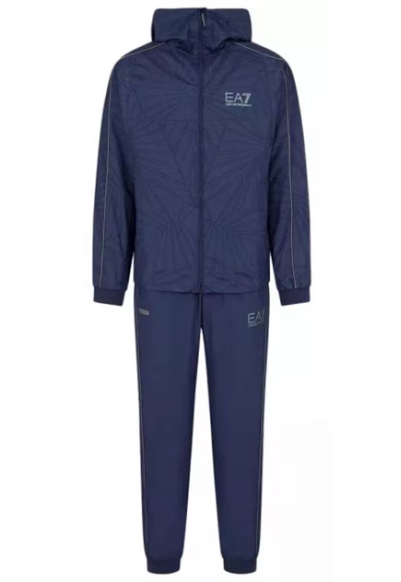 EA7 Trening pentru Barbati - m t-suit ho fz ch graphic - 3DPV04-PNP6Z-1554 - Albastru - Albastru