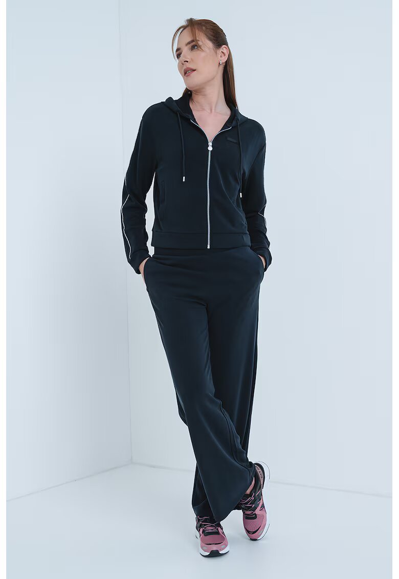 EA7 Trening regular fit cu logo - Negru