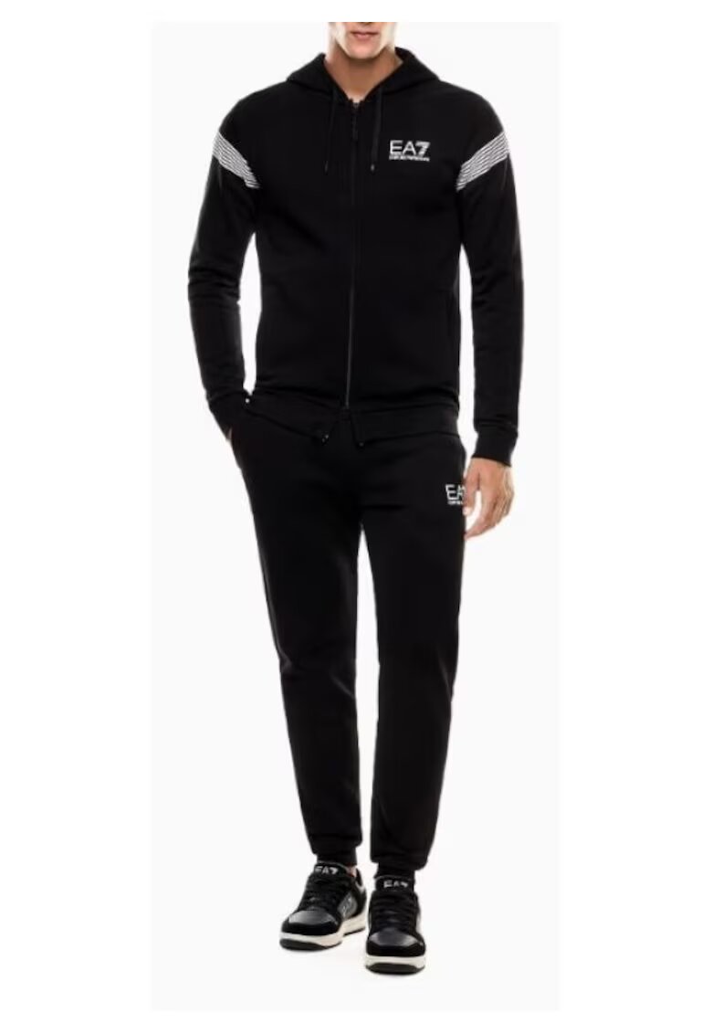 EA7 Trening TRAIN 7 LINES M T-SUIT HOODIE FZ CH BR-7M000967-AF10377-UC001