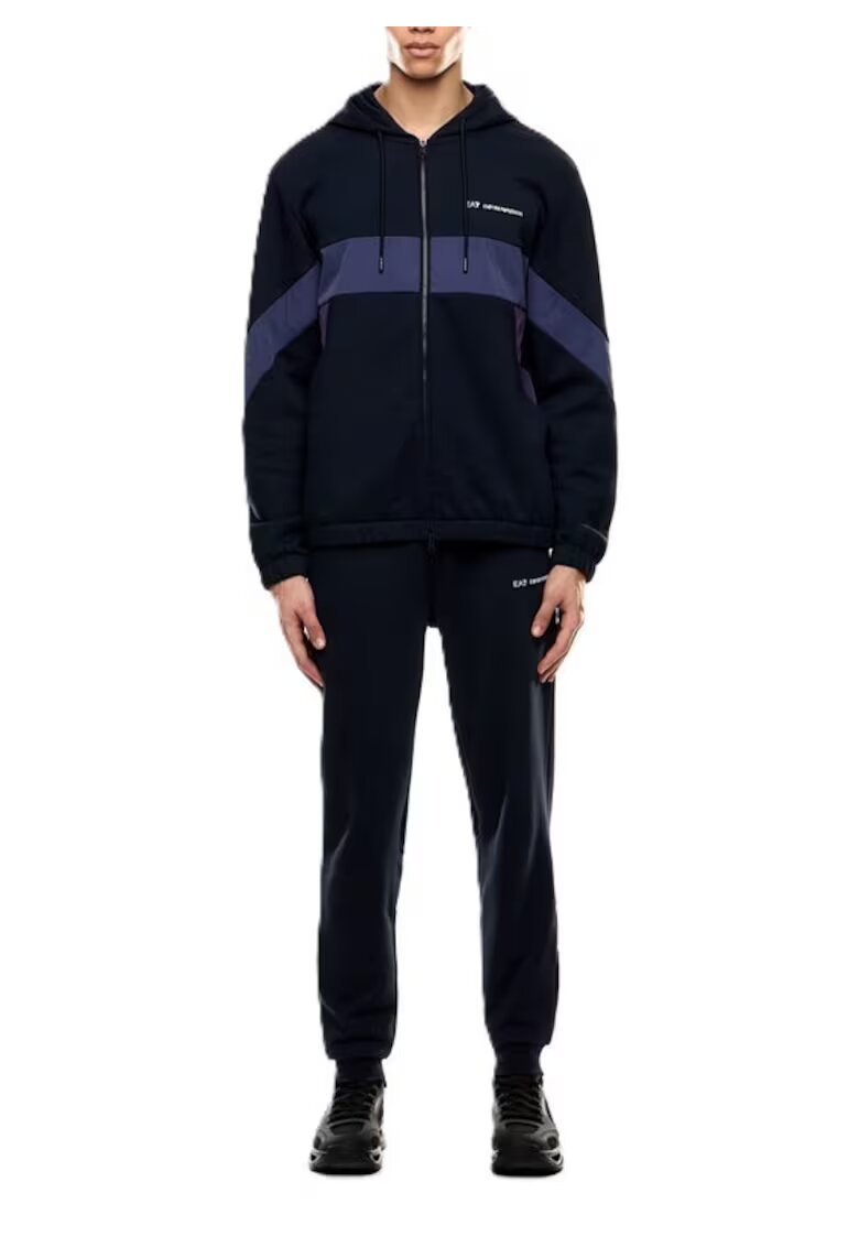 EA7 Trening TRAIN ATHLETIC COLOUR BLOCK M T-SUIT HOODIE FZ CH COPL-7M000940-AF10377-UB102