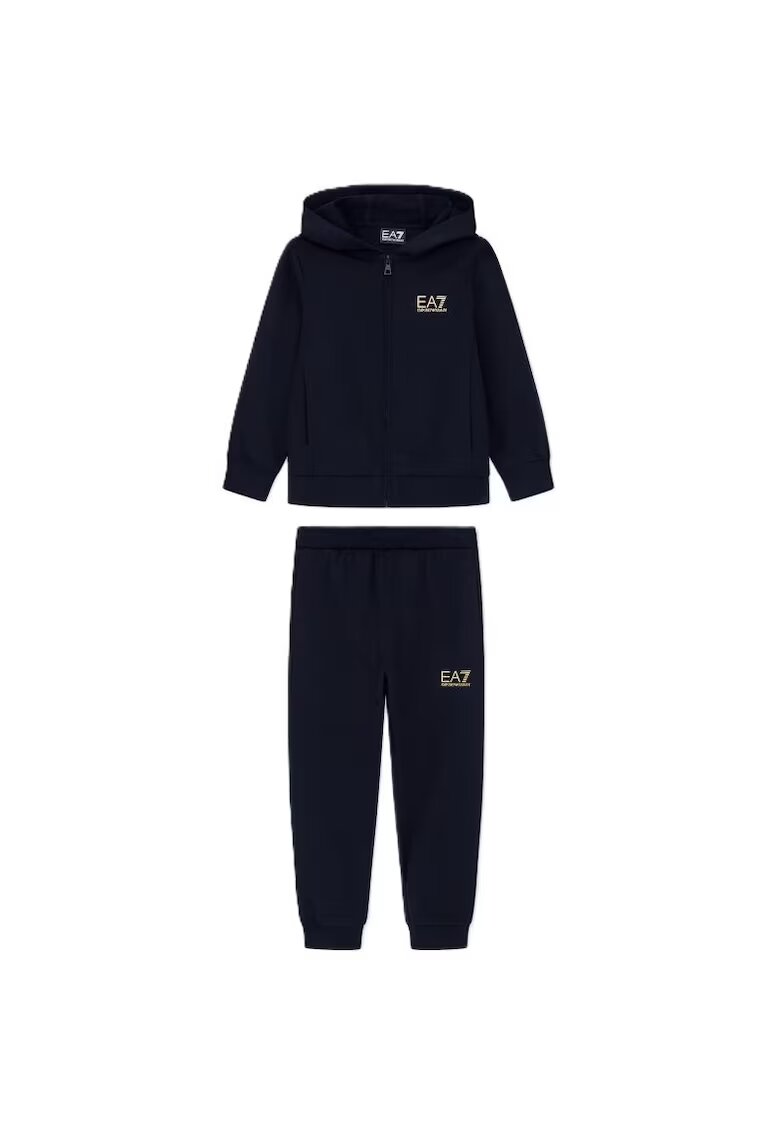 EA7 Trening TRAIN CORE ID BOY T-SUIT HOODIE FZ CH COFT CC-7B000031-AF10380-MC004