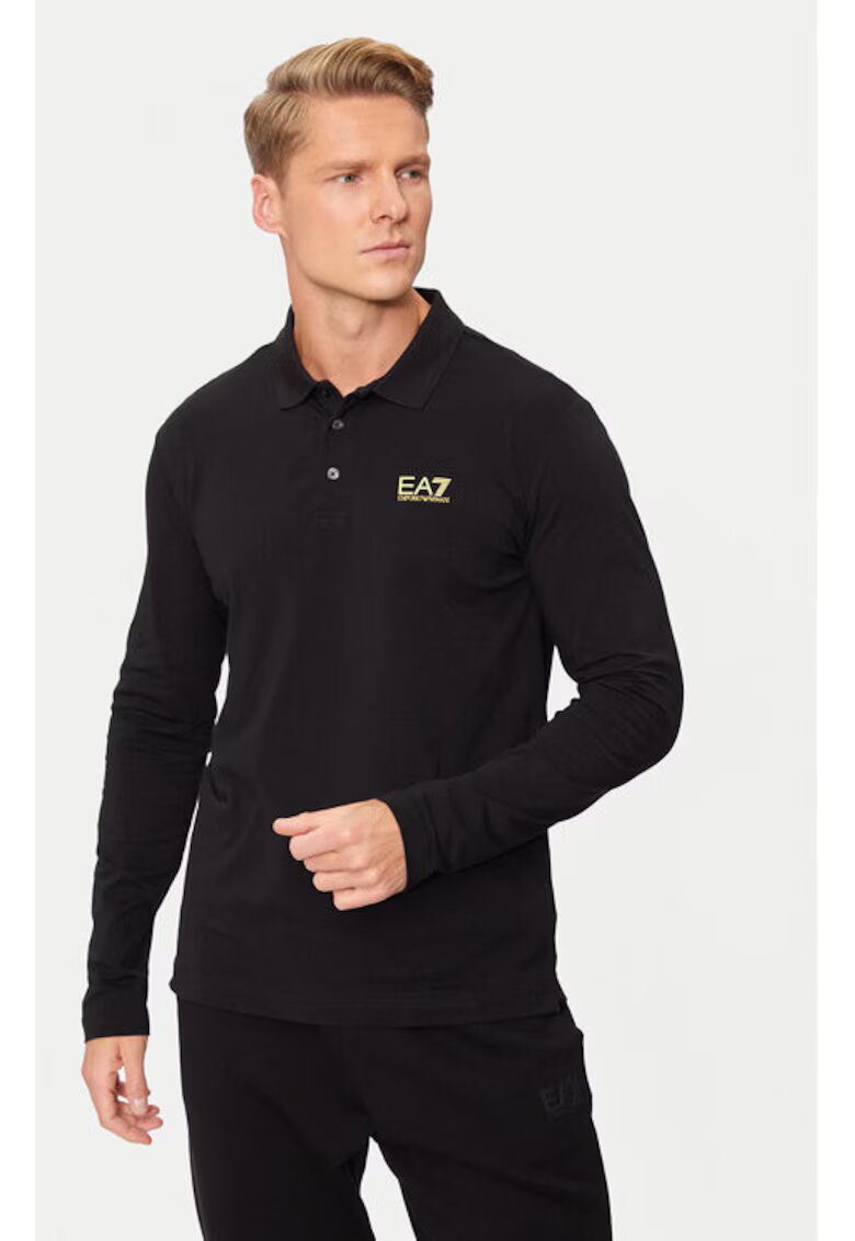 EA7 Tricou barbati - Emporio Armani 304212727 - Bumbac - Negru - Negru