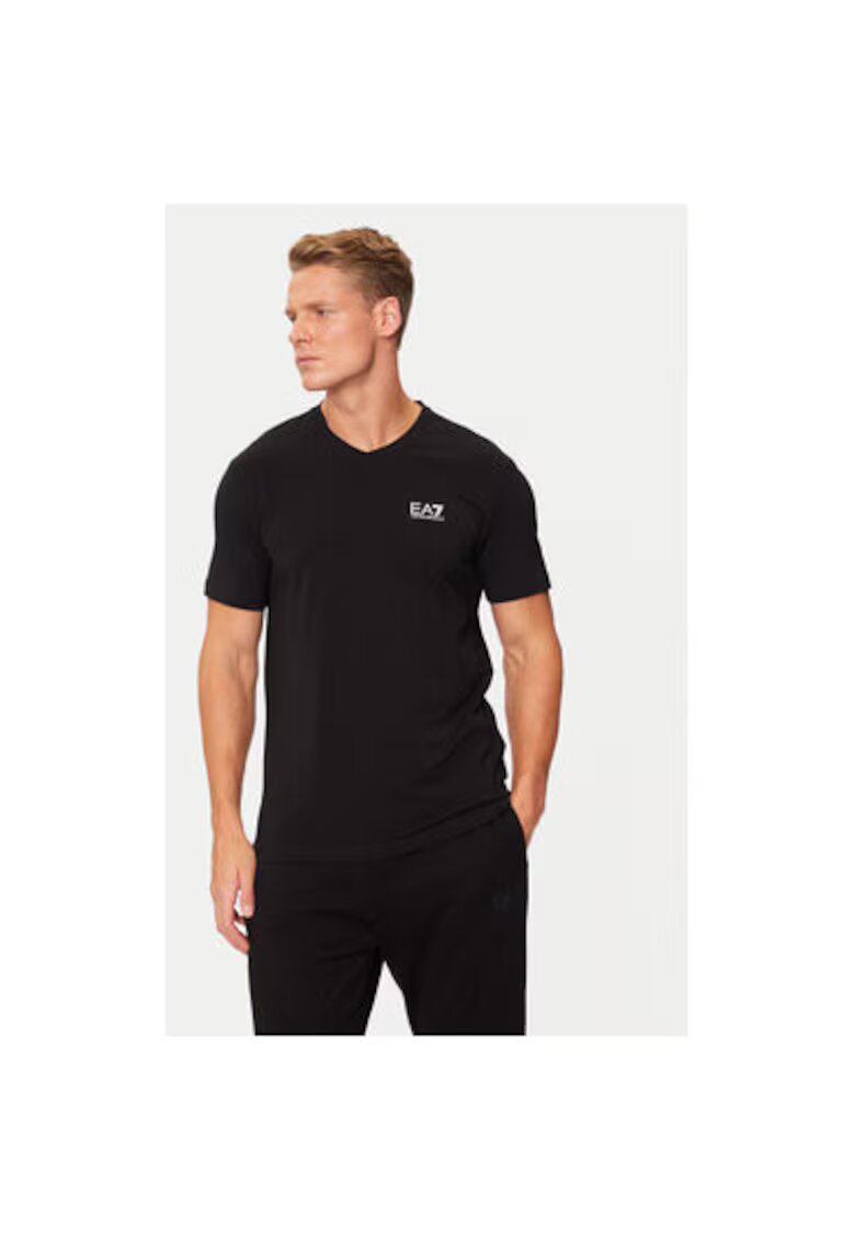 EA7 Tricou barbati - Emporio Armani 304213007 - Bumbac - S INTL - Negru