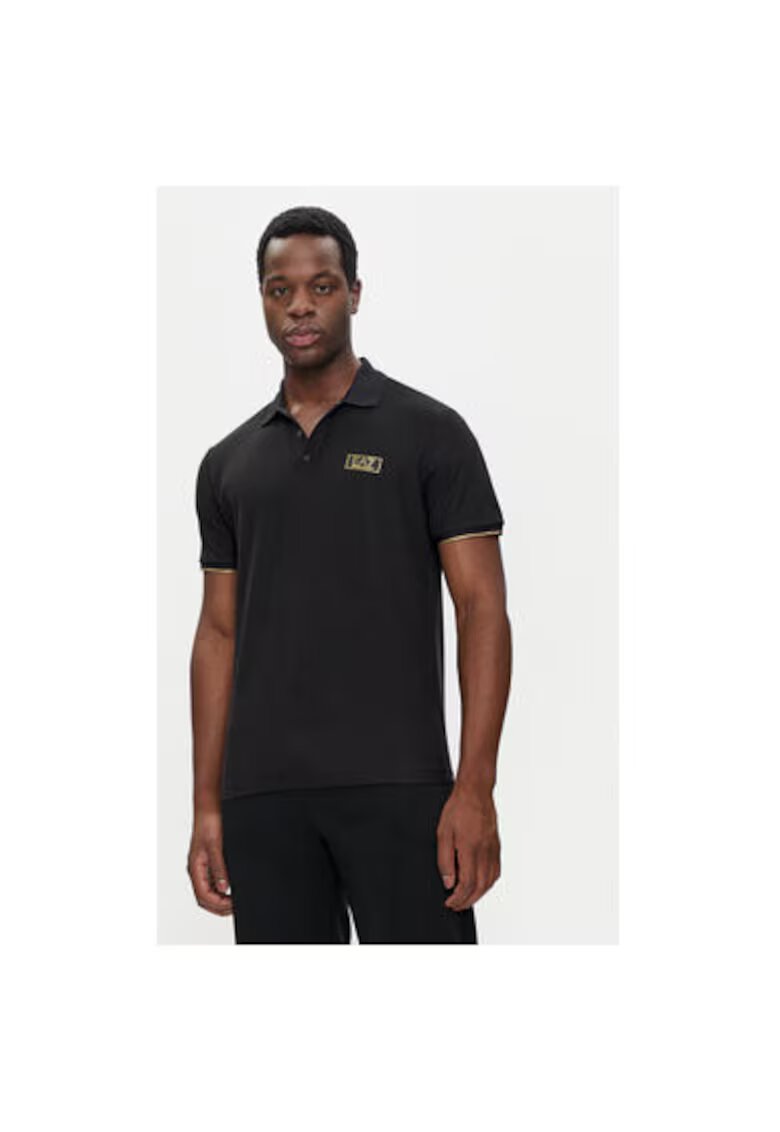 EA7 Tricou barbati - Emporio Armani 304285677 - Bumbac - Negru - Negru