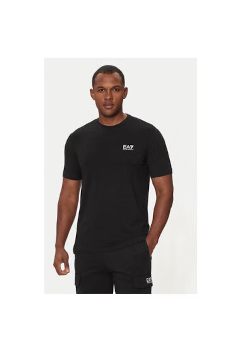 EA7 Tricou barbati - Emporio Armani 304286896 - Bumbac - Negru - Negru