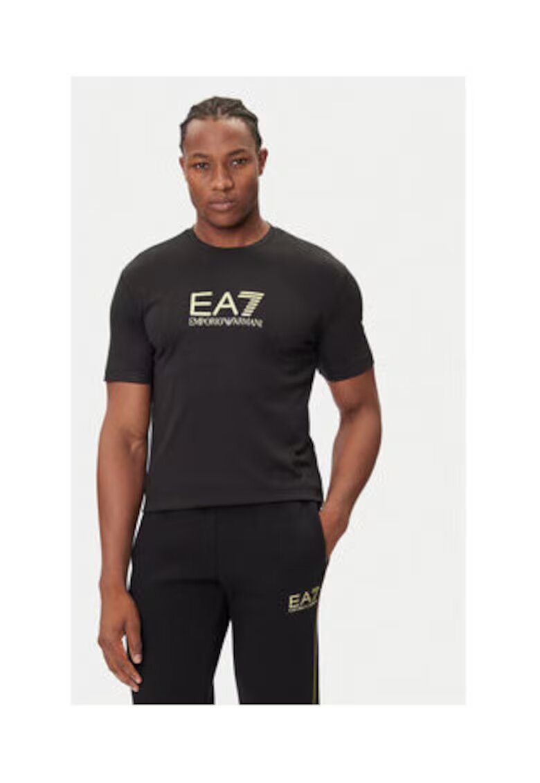 EA7 Tricou barbati - Emporio Armani 89754 - Negru