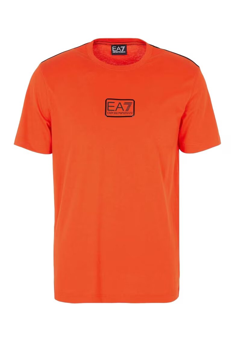 EA7 Tricou cu aplicatie logo -