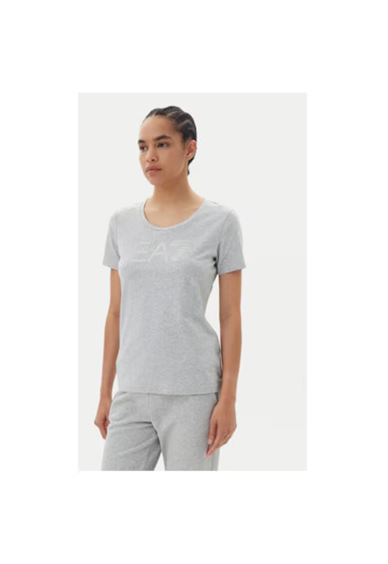 EA7 Tricou dama Emporio Armani - 7W000094 AF10373 - Bumbac - Gri - Gri
