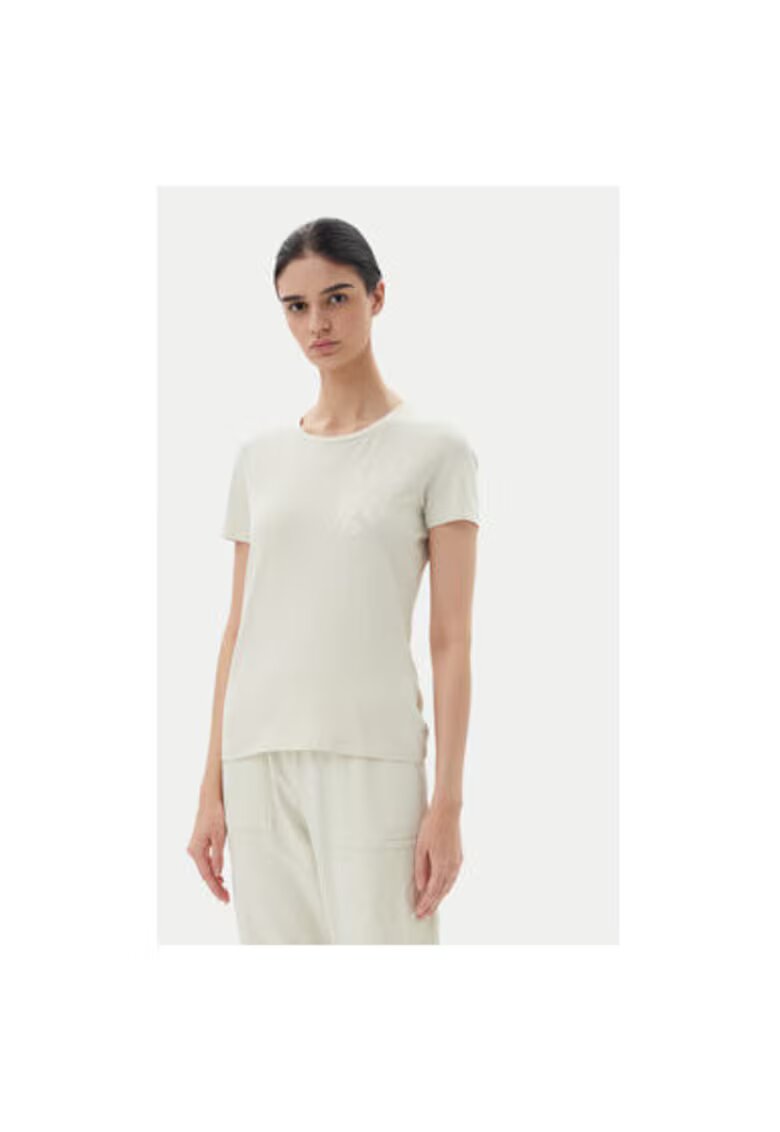 EA7 Tricou dama Emporio Armani - 7W000133 AF10373 - Bumbac - Bej - Bej