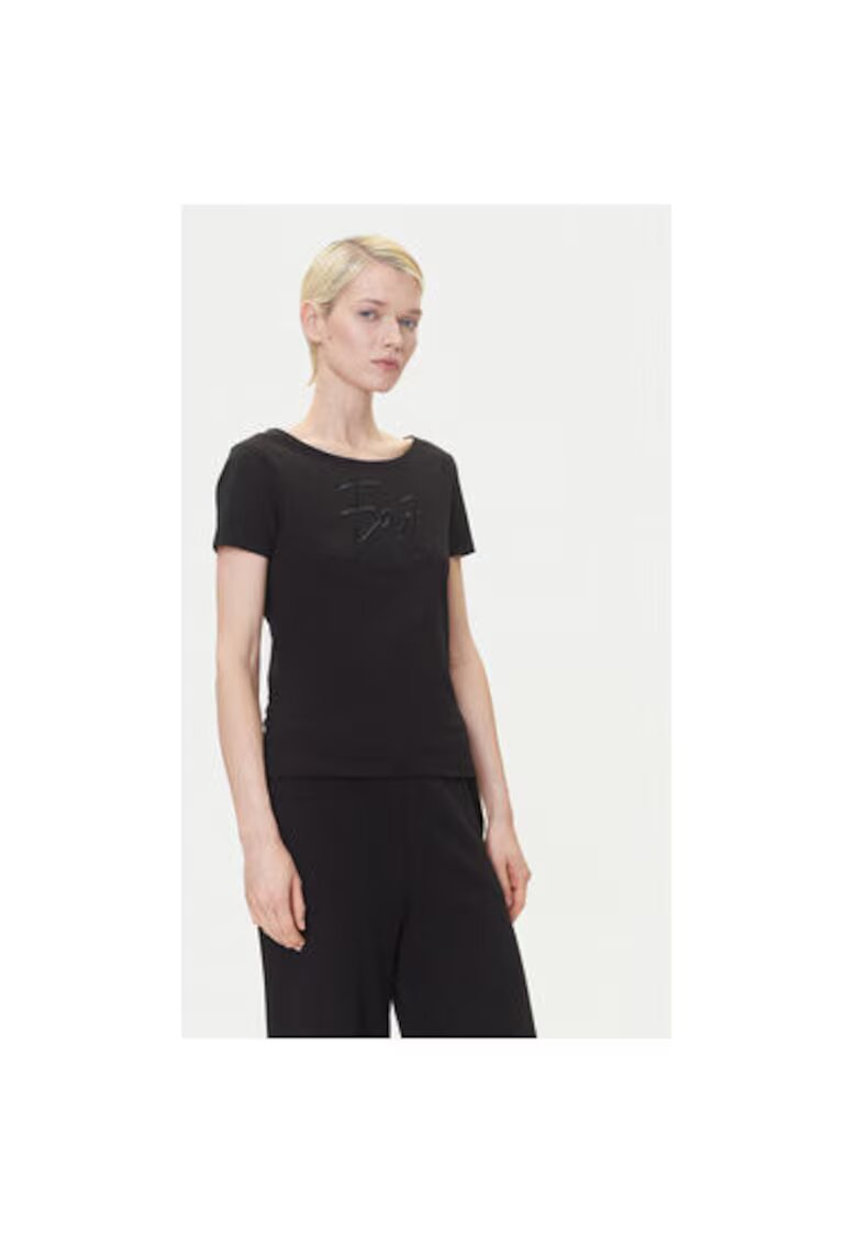 EA7 Tricou dama Emporio Armani - 7W000184 AF10373 - Bumbac - Negru - Negru