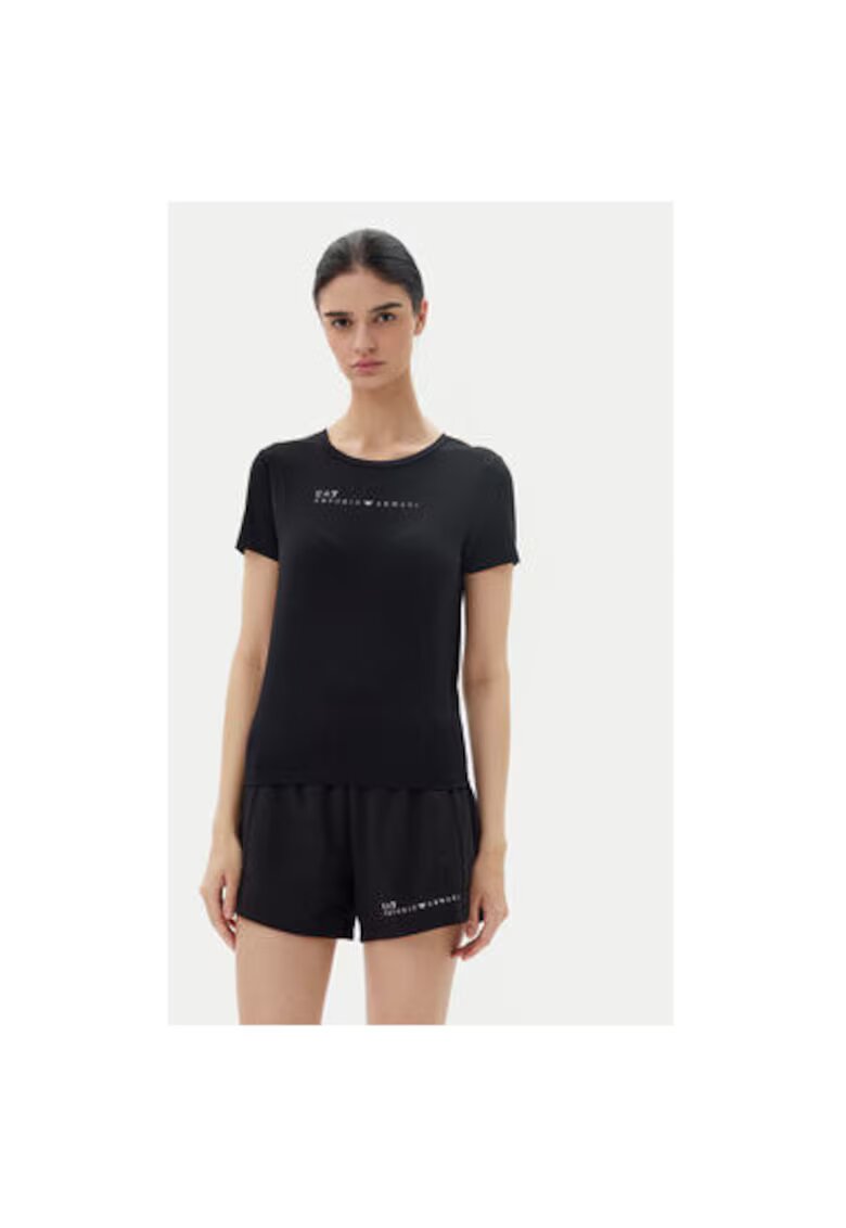 EA7 Tricou dama Emporio Armani - 7W000274 AF12945 - Poliester/Viscoza - Negru - Negru