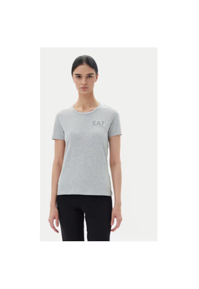 EA7 Tricou dama Emporio Armani - 7W000492 AF10373 - Bumbac - Gri - Gri