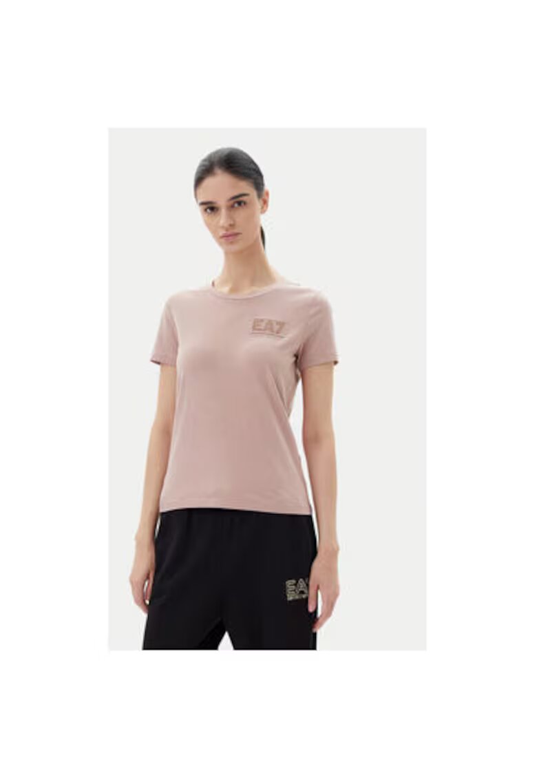 EA7 Tricou dama Emporio Armani - 7W000492 AF10373 - Bumbac - Roz - Roz