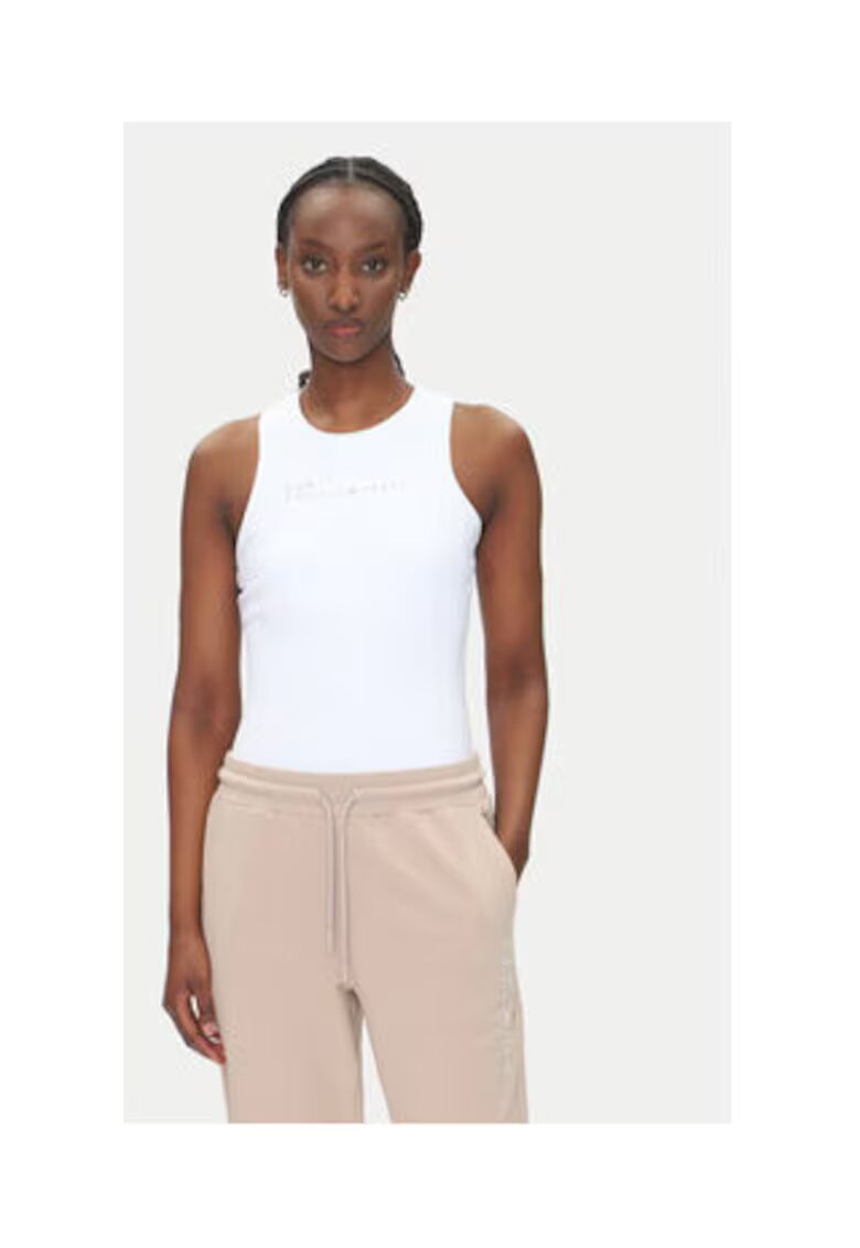 EA7 Tricou dama - Emporio Armani alb - 77% poliamida - 23% elastan