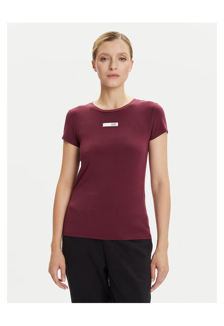 EA7 Tricou dama - Visiniu